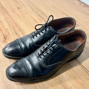 Men’s Black Leather Oxford Dress Shoes Size 12